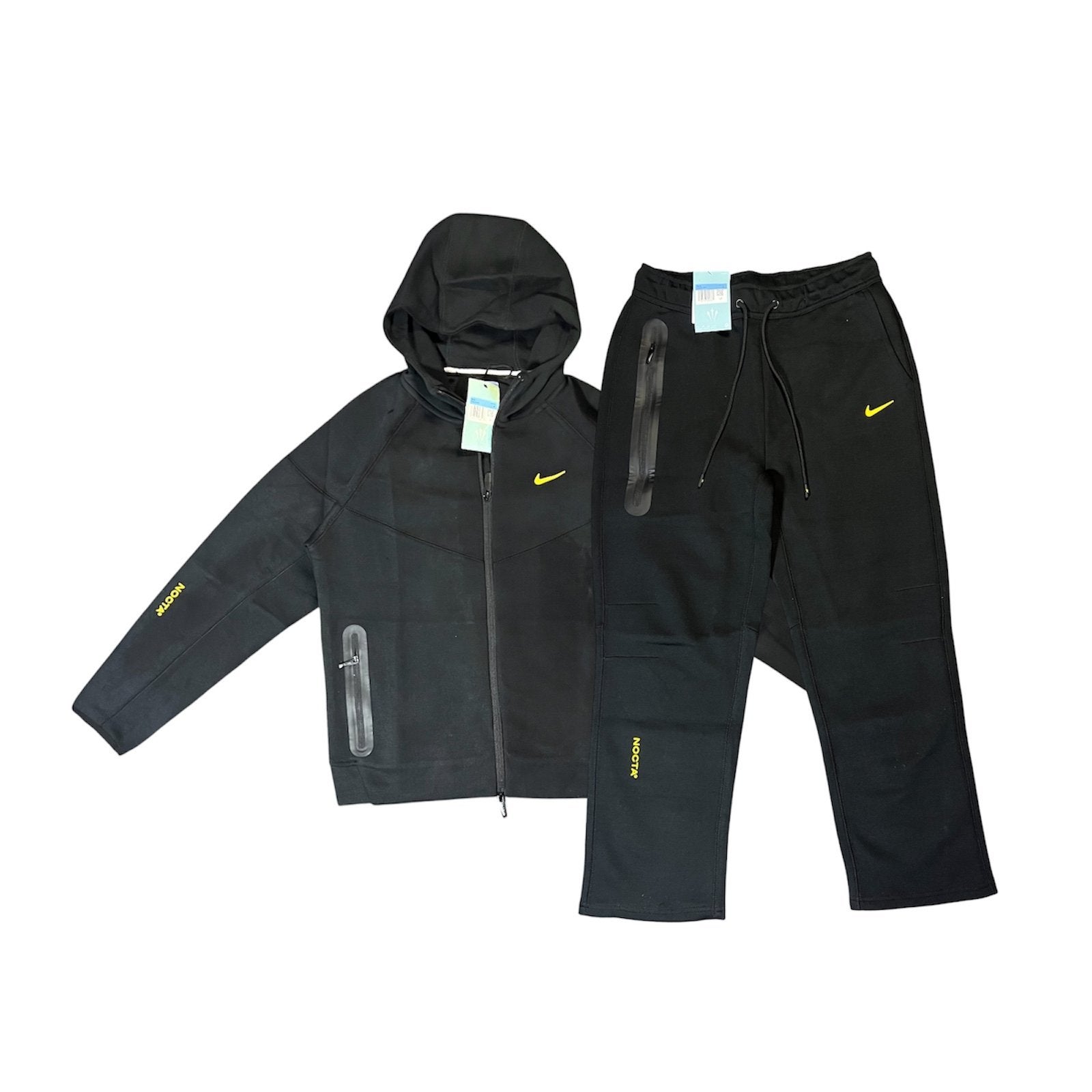 Nike NOCTA Tech Fleece Trainingspak Zwart Maat M, Maat 48/50 (M), Zwart, Nieuw, Ophalen of Verzenden