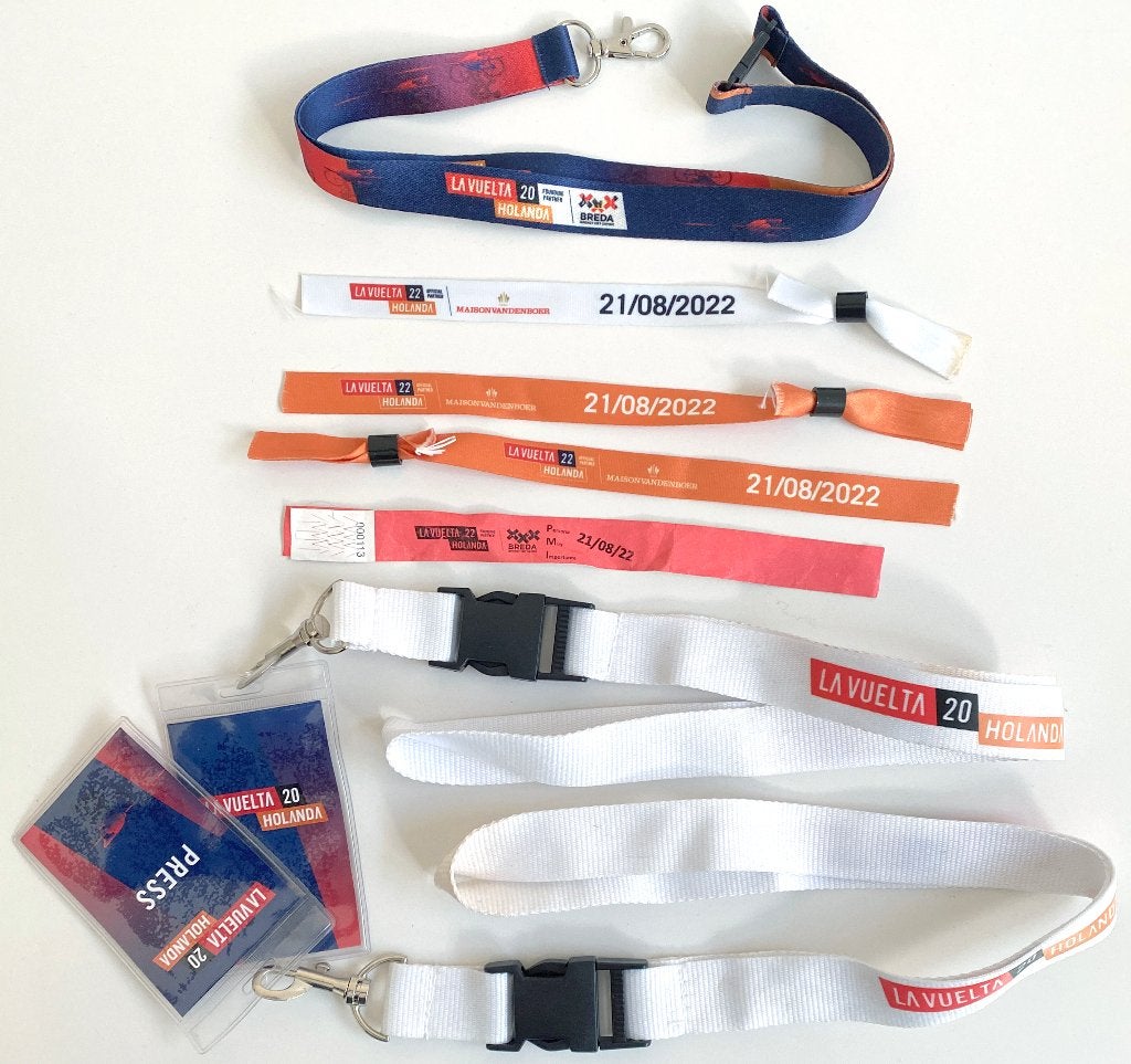 Wielrennen keycords en armbandjes LA VUELTA 2022, Ophalen of Verzenden, Overige typen