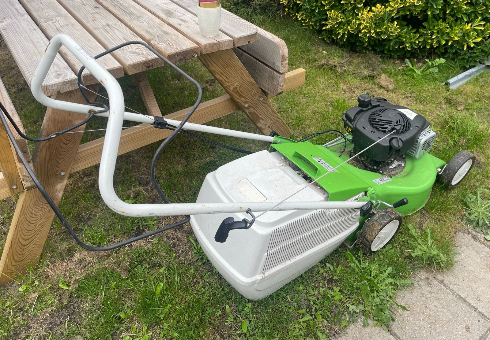 Viking MB 2 RT Benzine Grasmaaier - Goede Staat, Ophalen, Cirkelmaaier, Gebruikt, Mulchfunctie