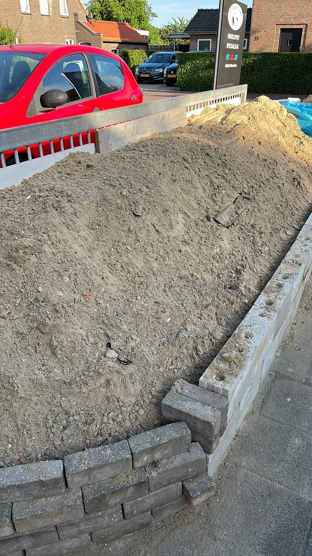 Gratis Wit zand, Tuin en Terras, Zand, Ophalen, Zo goed als nieuw, Ophoogzand