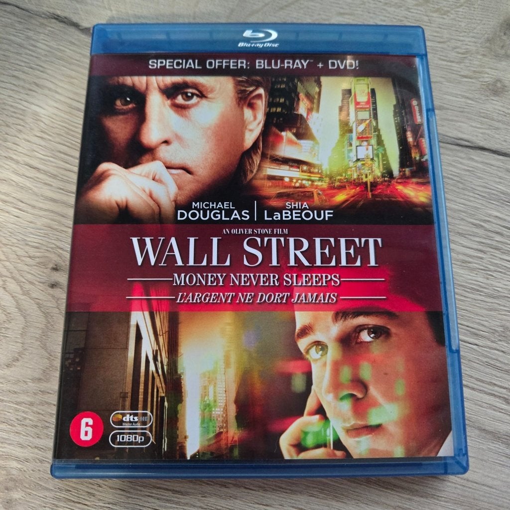 Wall Street - Money Never Sleeps (Blu-ray) 4 HALEN=3 BETALEN, -, -, Actie, Ophalen of Verzenden