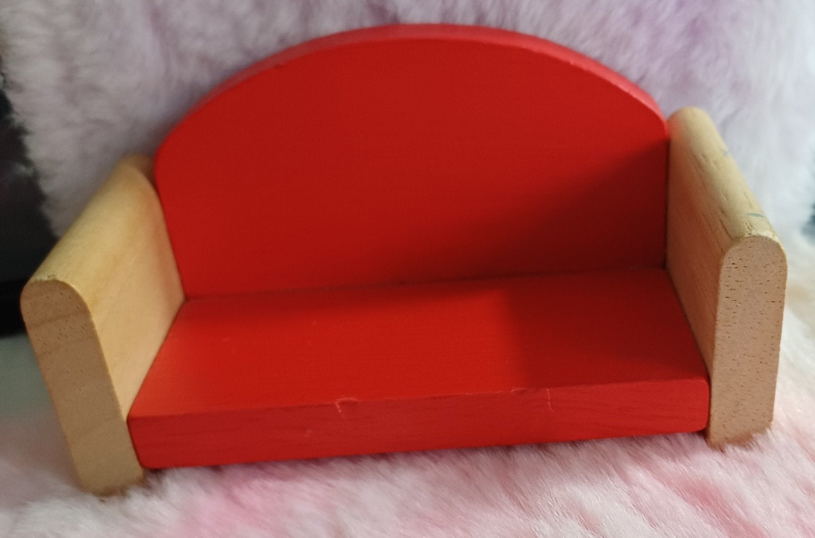 poppenhuis bankje, Verzamelen, Poppenhuizen en Toebehoren, Ophalen of Verzenden, Gebruikt, Poppenhuis