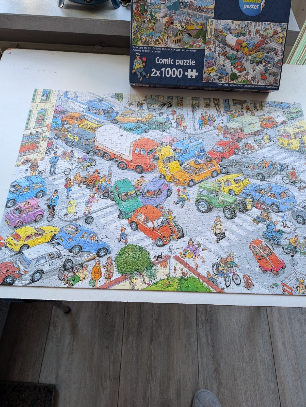Jan van Haasteren Puzzel 1000Stukjes, Ophalen, 500 t/m 1500 stukjes, Zo goed als nieuw