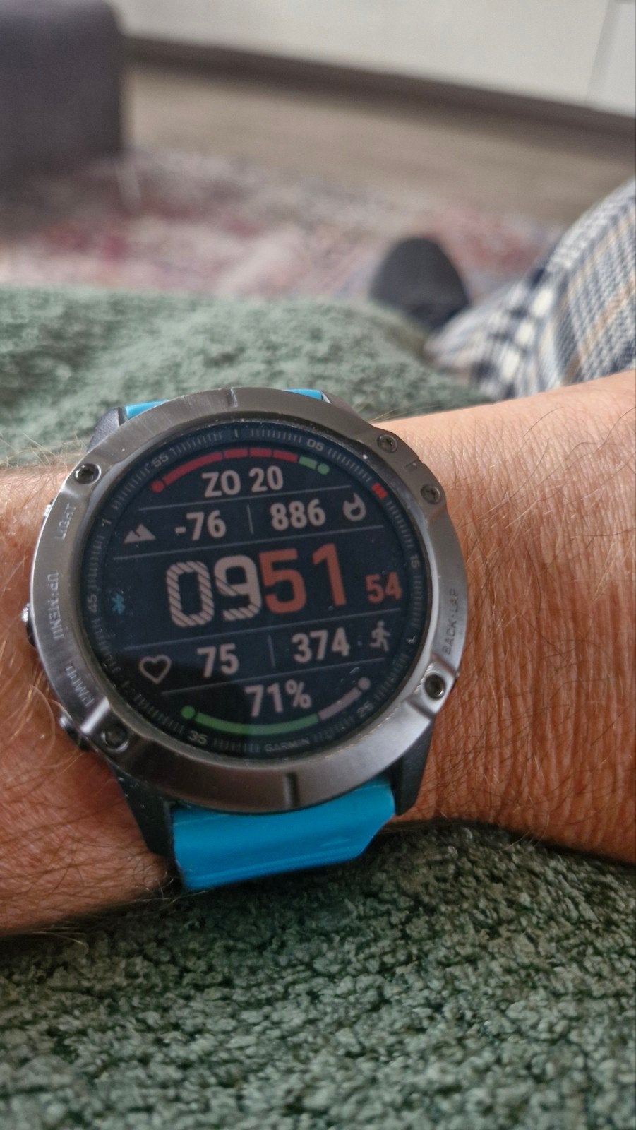 Garmin fenix 6x pro (51mm), Sieraden, Tassen en Uiterlijk, Ophalen of Verzenden, Hoogte, Zwart, Android