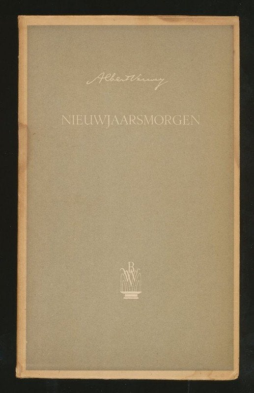 ALBERT VERWEY: Nieuwjaarsmorgen, Ophalen of Verzenden, Gelezen, Nederland