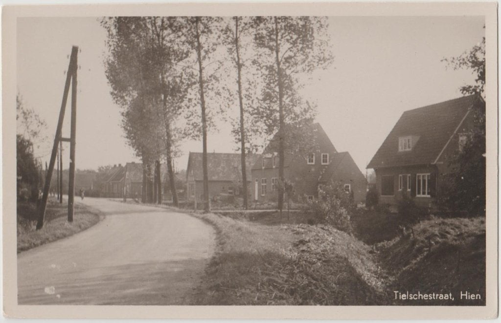 Hien (Gld) Tieschestraat 1948., Verzamelen, Ophalen, 1940 tot 1960, Ongelopen, Gelderland