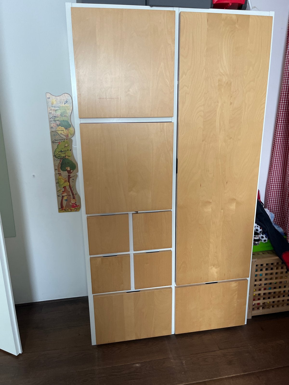 IKEA Rakke Kledingkast topconditie, 100 tot 150 cm, 200 cm of meer, Zo goed als nieuw, 25 tot 50 cm