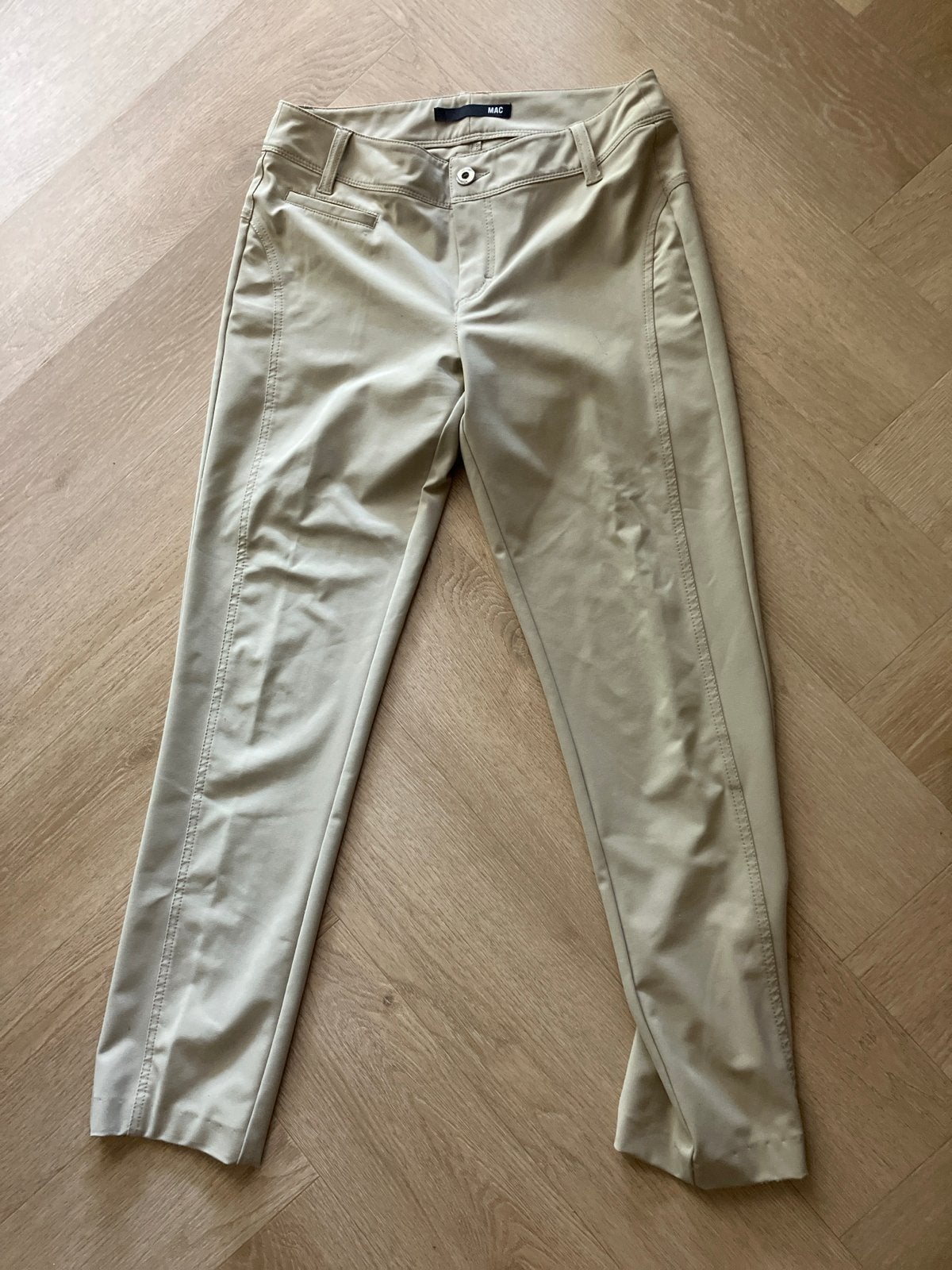 MAC Carrie Polo Autumn broek maat 38/32, Maat 38/40 (M), Beige, Ophalen of Verzenden, Zo goed als nieuw