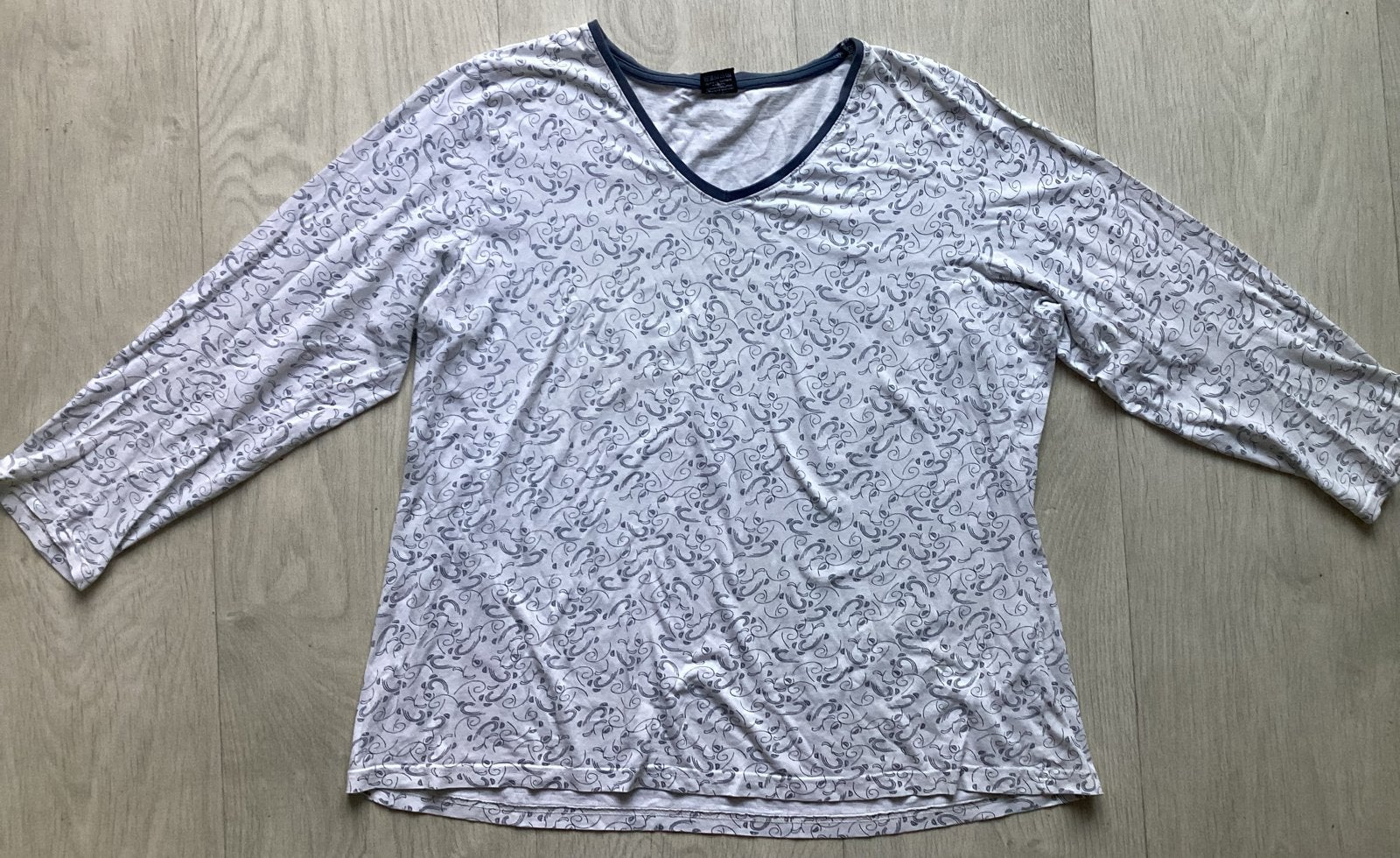 Witte longsleeve maat XL met Lange Mouwen, Kleding | Dames, T-shirts, Gedragen, Maat 46/48 (XL) of groter, Wit, Lange mouw, Ophalen of Verzenden