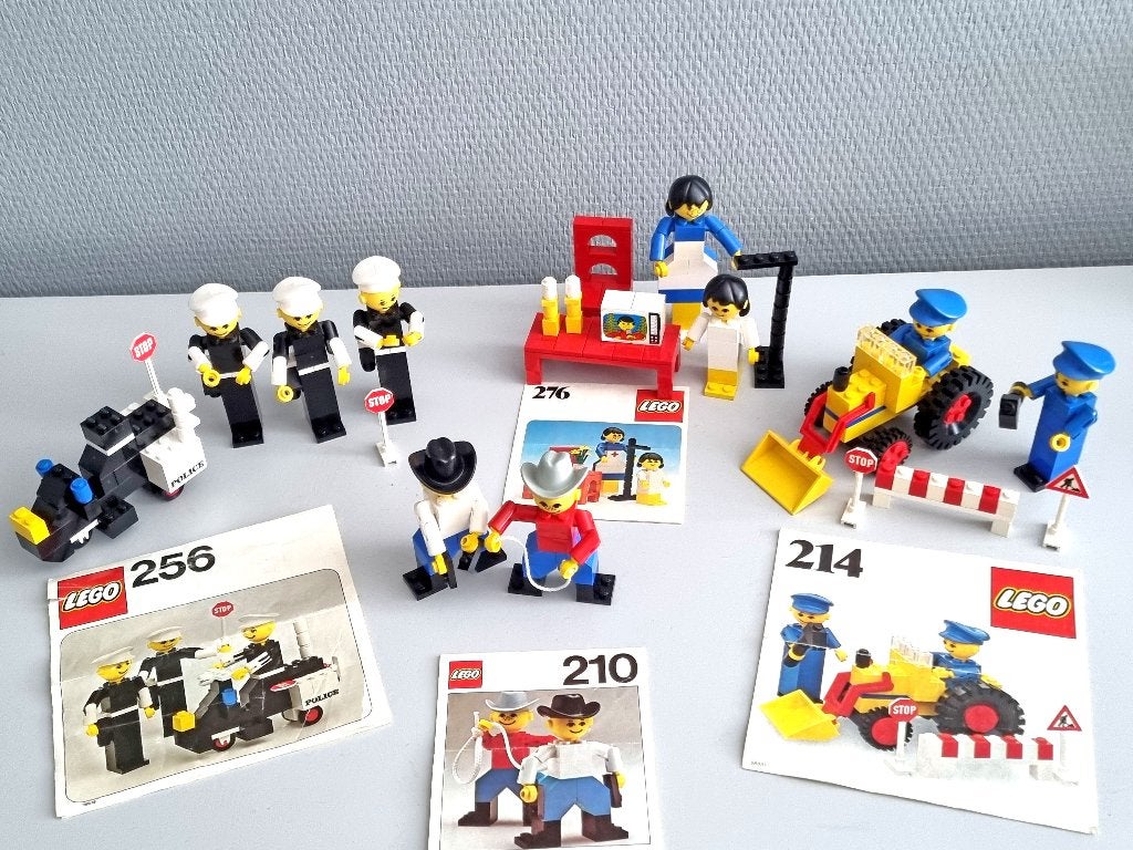 Set met  4 oude Lego sets, Ophalen of Verzenden, Zo goed als nieuw, Complete set, Lego