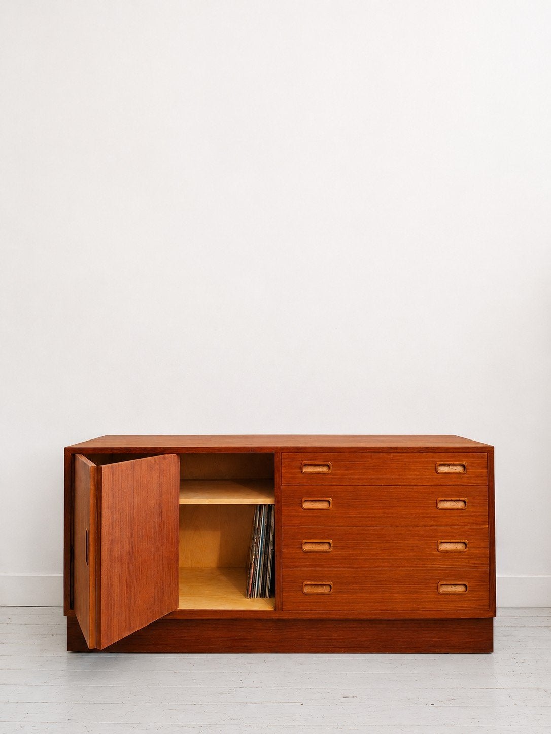 Deens, scandinavisch dressoir Poul Hundevad, Ophalen, Gebruikt, 100 tot 150 cm, Minder dan 100 cm
