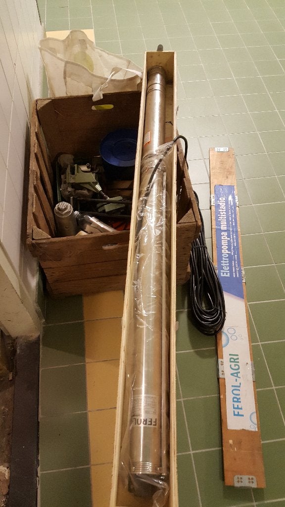 diepte grondwater pomp, Ophalen of Verzenden, Zo goed als nieuw, Dompelpomp