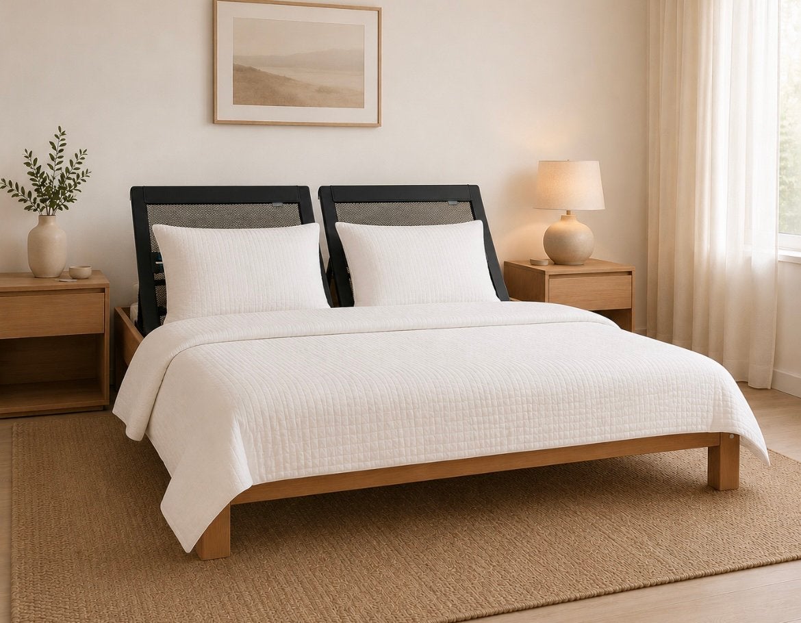 Auping Auronde 160 x200 Beuken AVS spiraalbodems Verstelbaar, Huis en Inrichting, Slaapkamer | Bedden, Ophalen, Verstelbaar, Tweepersoons