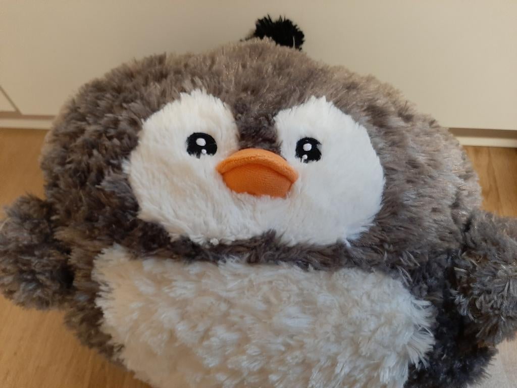 Pinguin handwarmer knuffel 47 cm, Ophalen of Verzenden, Nieuw