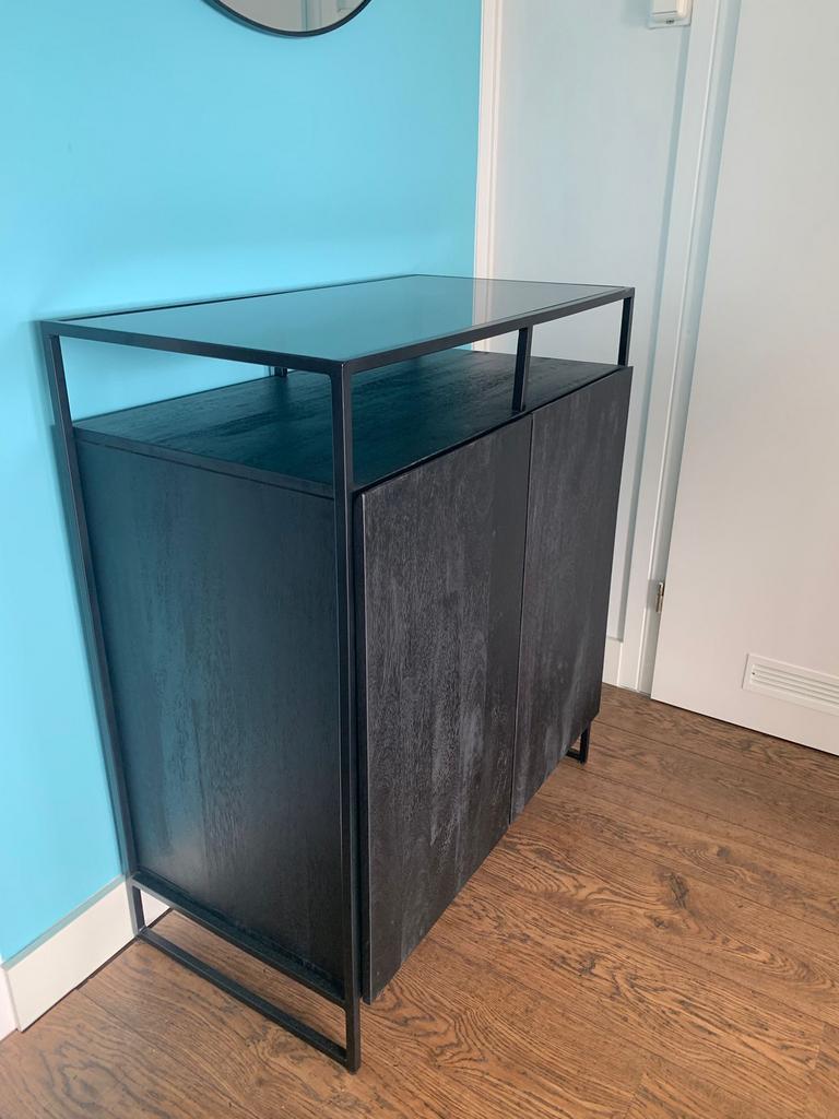 Dressoir meubel kast in de kleur zwart, Ophalen, Nieuw, 25 tot 50 cm