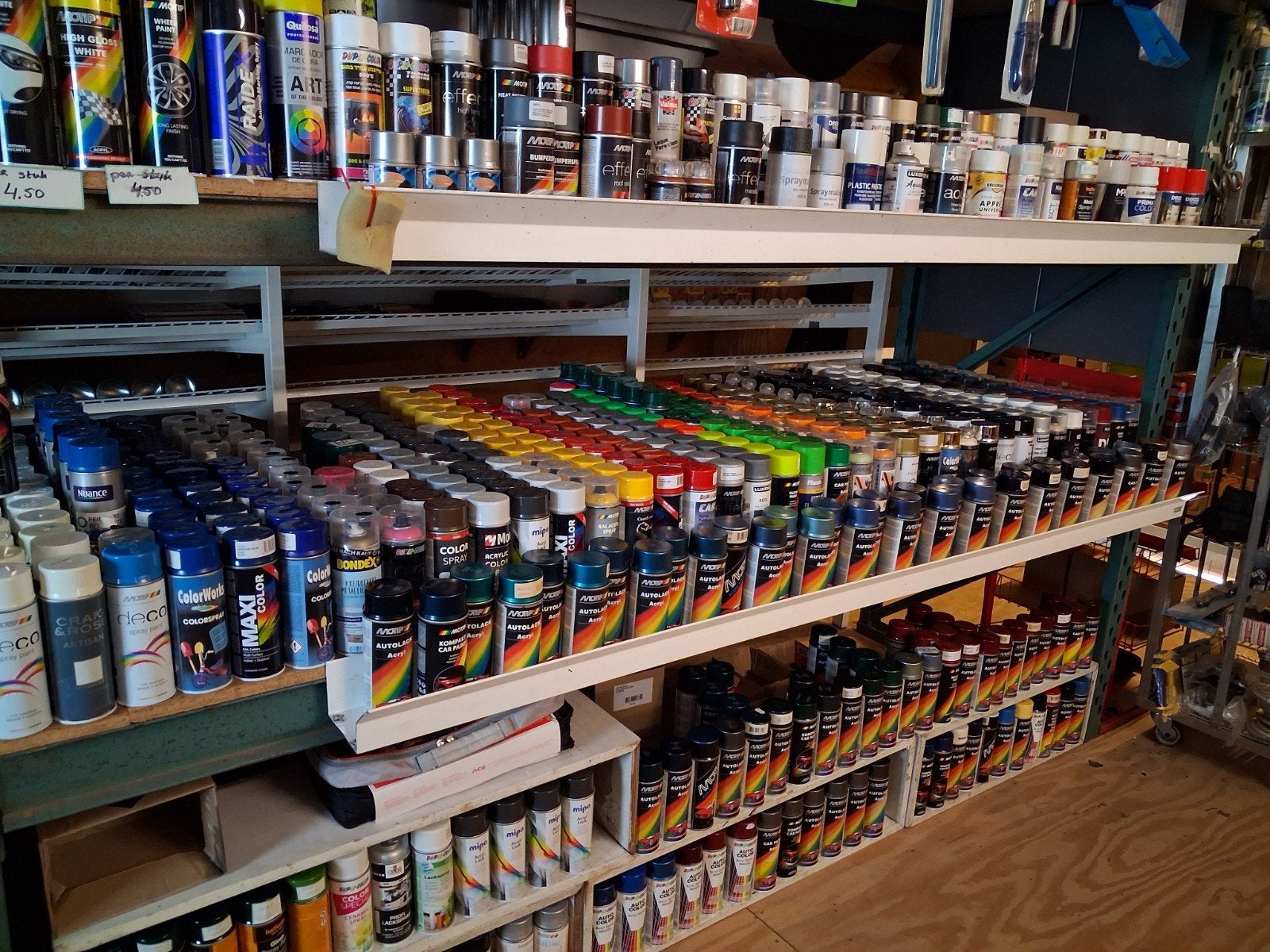 Groot assortiment Verf Spuitbussen 6 voor 12,00 euro, Overige kleuren, Nieuw, Ophalen of Verzenden, Lak