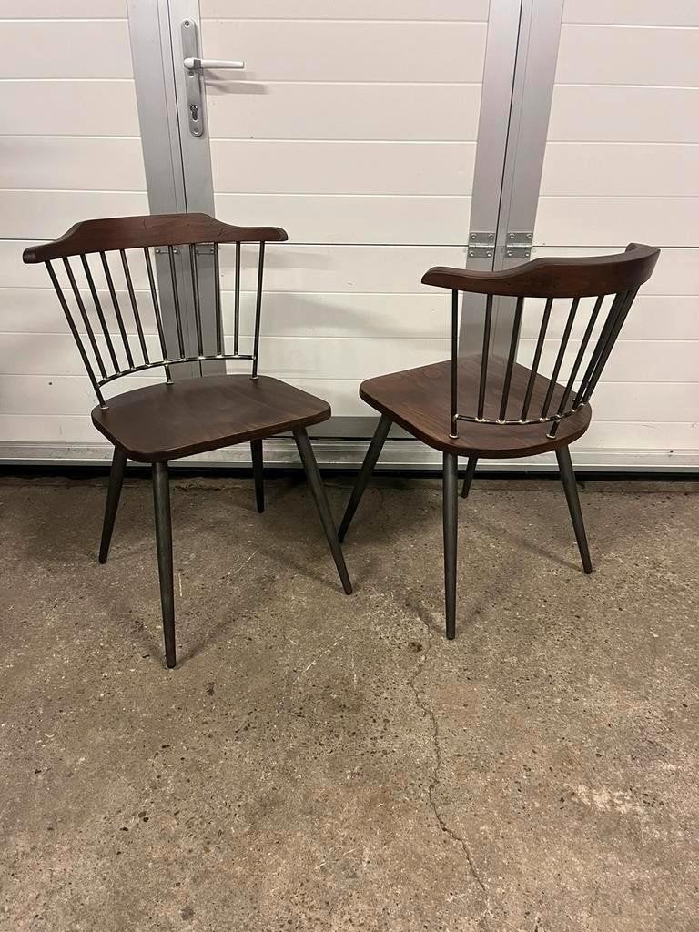 18 Stuks Vintage houten horeca bistro café Thonet stoelen, Ophalen, Bruin, Zo goed als nieuw, Vijf, Zes of meer stoelen