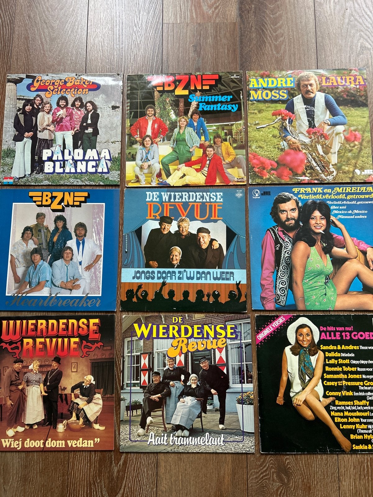 Diverse LP's: George Baker, BZN, André Moss, De Wierdense, Cd's en Dvd's, Cd's | Pop, Gebruikt, Ophalen