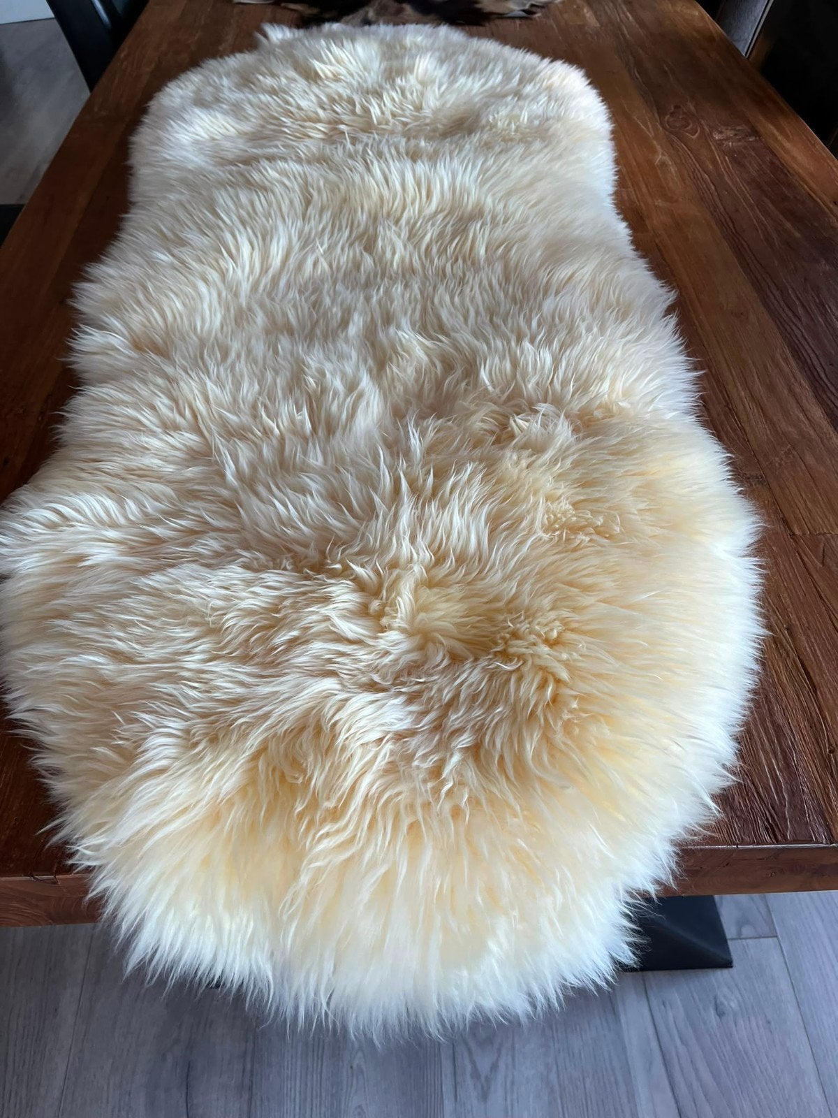 Nieuw schapenvacht, 100 tot 150 cm, Nieuw, Crème, Overige vormen