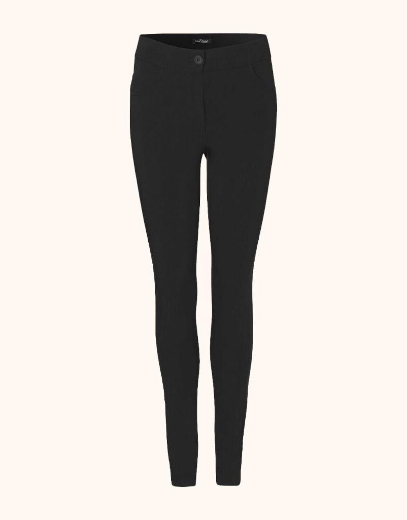 LADRESS Gabardine broek met kaartjes Type BERLIN, Zwart, Maat 46/48 (XL) of groter, Nieuw, Ophalen of Verzenden