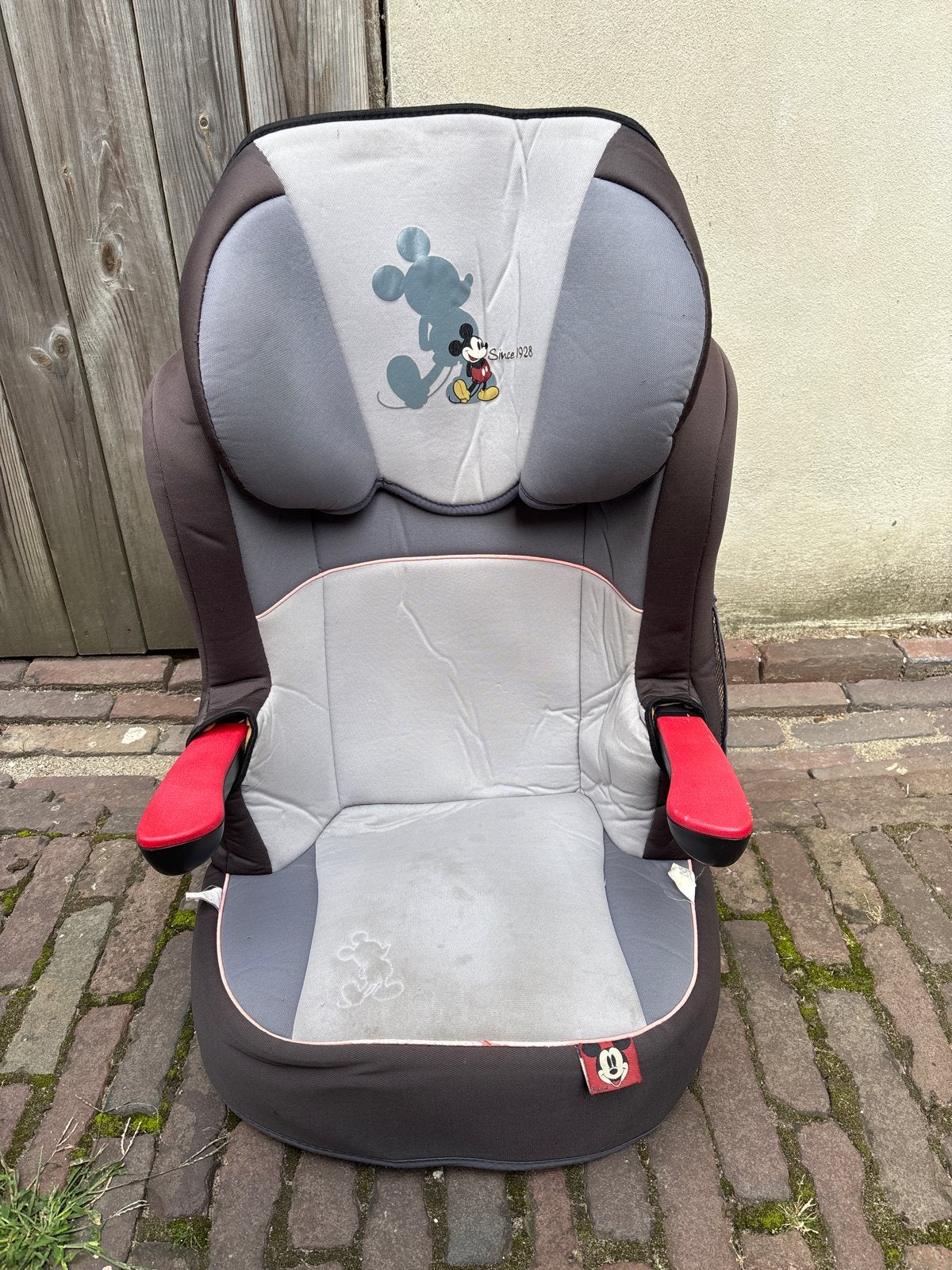 Autozitje Mickey Mouse 15-36 kg, in hoogte verstelbaar, 15 t/m 36 kg, Verstelbare rugleuning, Ophalen, Overige merken