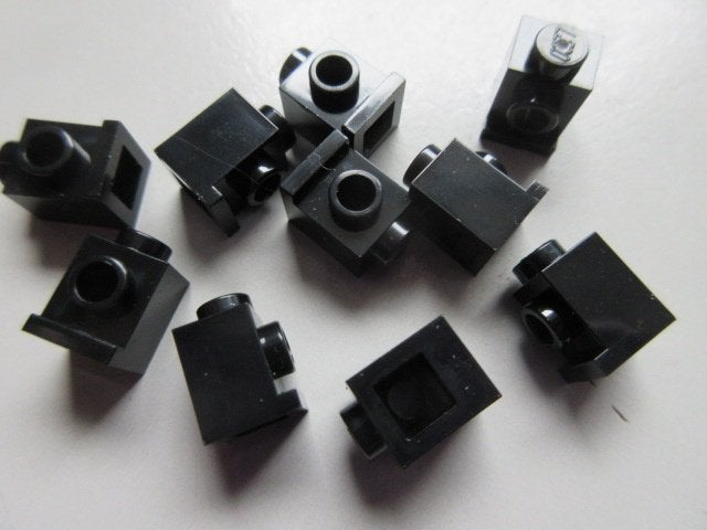 nr. 8168, 10 Zwarte koplamphouders, (4070), Ophalen of Verzenden, Zo goed als nieuw, Losse stenen, Lego