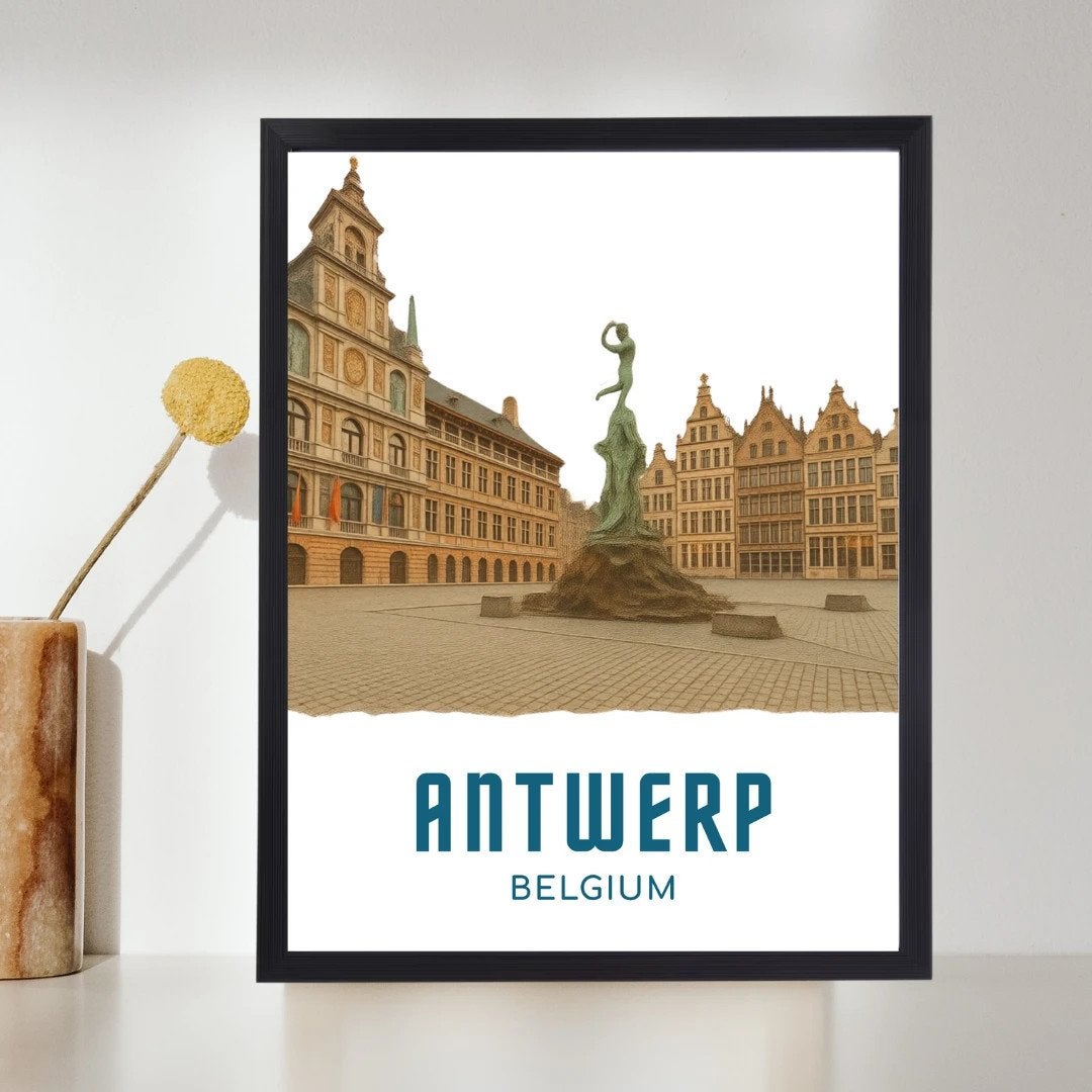 Antwerpen A4 poster, Ophalen of Verzenden