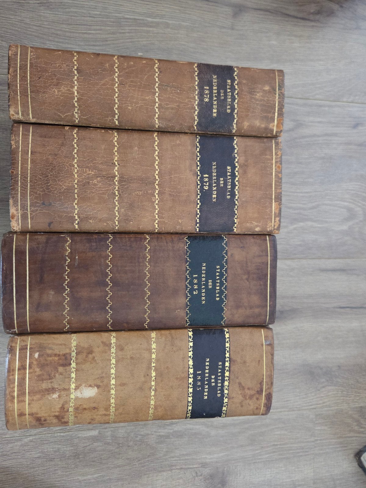 vier antieke boeken staatsblad der nederlanden, Ophalen of Verzenden
