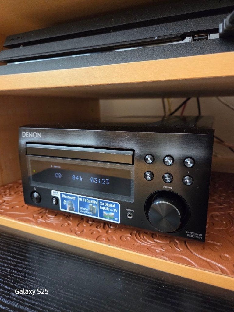 Denon RCD-M41 (Radio, Cd , Bluetooth), Denon, Zo goed als nieuw, Cd-speler, Losse componenten
