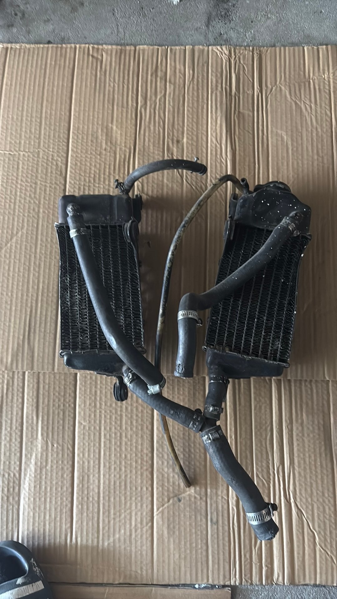 Honda cr125 1984 radiatoren kompleet, Motoren, Ophalen of Verzenden