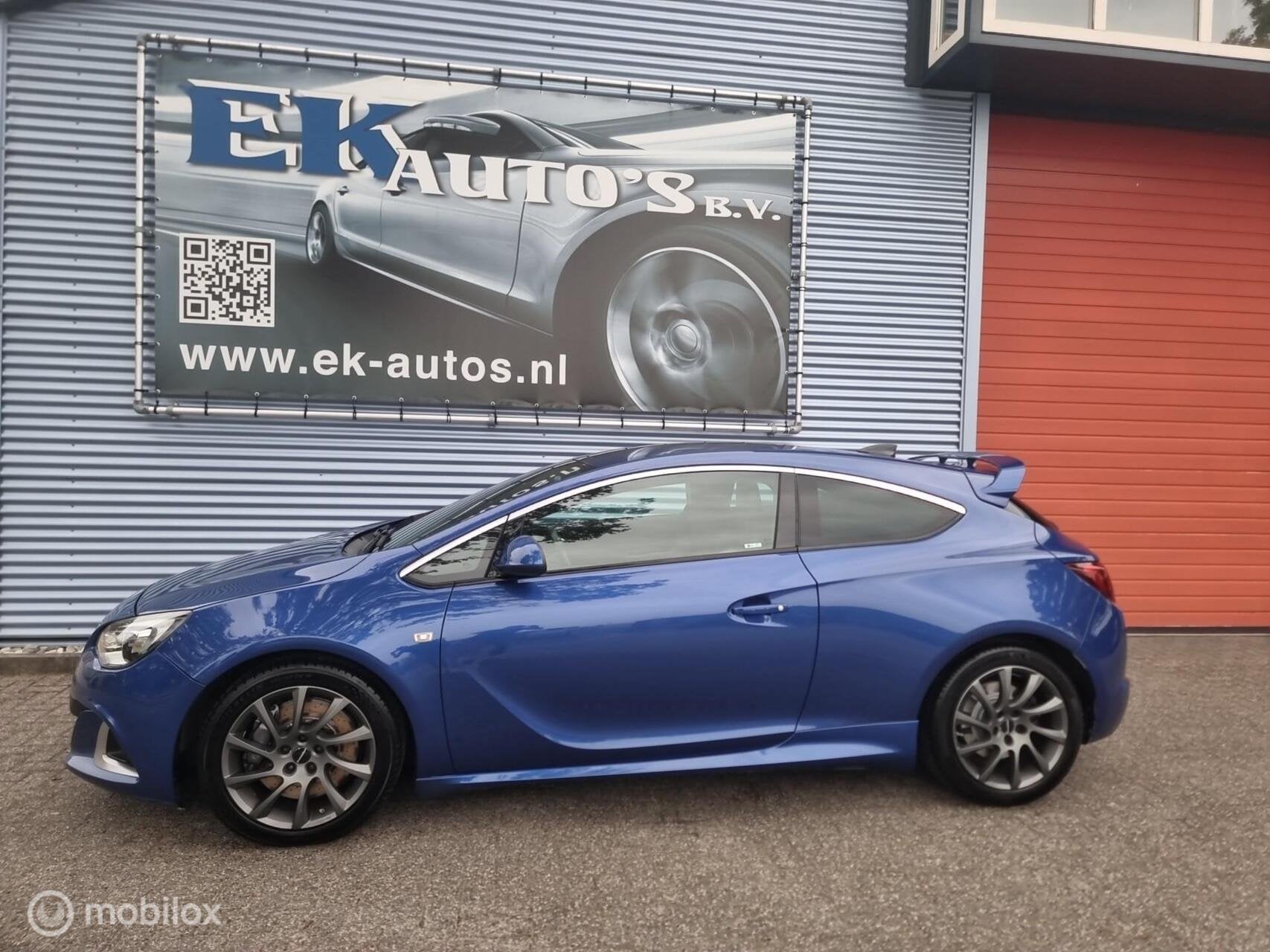 Opel Astra GTC 2.0 Turbo OPC 280pk. Brembo, Recaro, Bi-Xenon, Auto's, Opel, 1998 cc, Gebruikt, 4 cilinders, Blauw