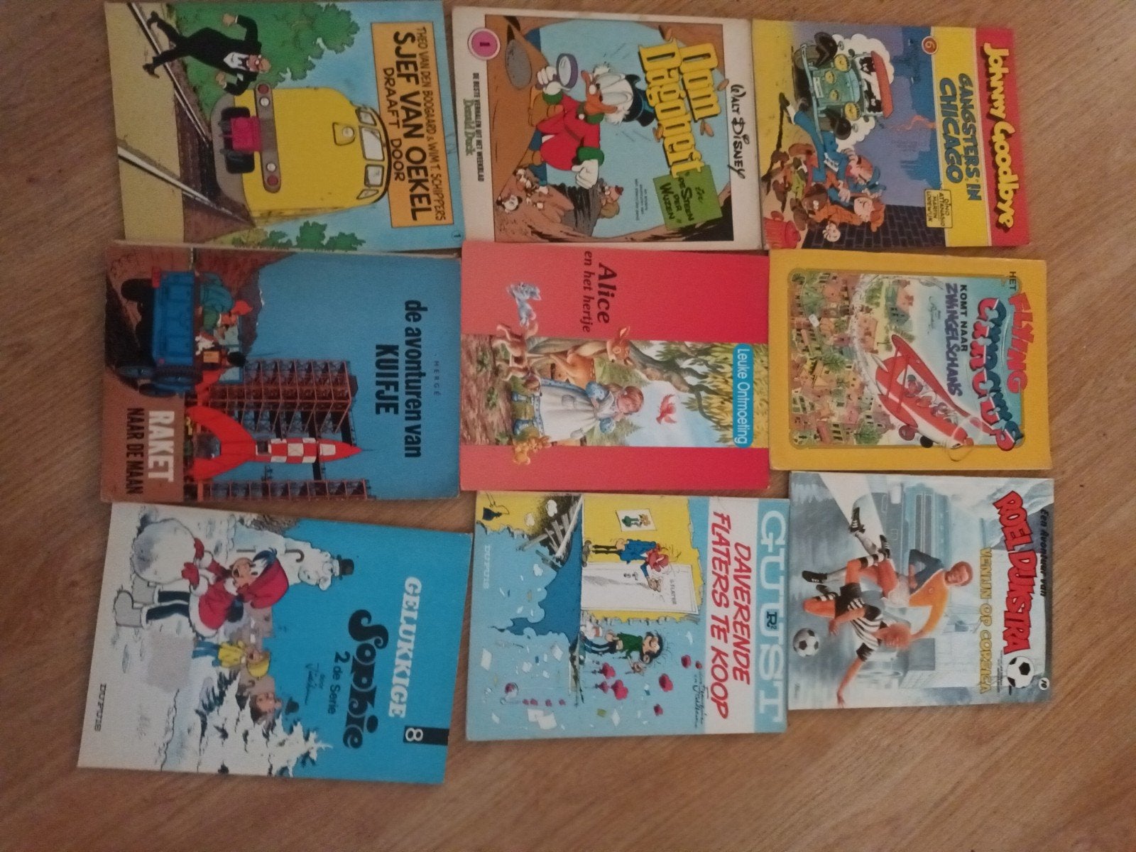 9 oude strips, Meerdere comics, Ophalen, Gelezen, Europa