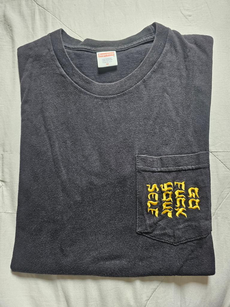 Supreme Zwart Shirt, Maat 48/50 (M), Zwart, Ophalen of Verzenden, Zo goed als nieuw