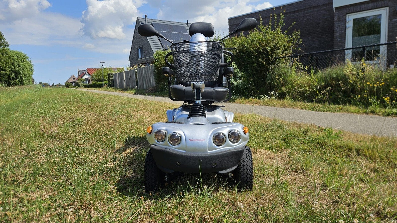 Mango Mobility Lion 4 Freerider met vering en nieuwe accu's, Ophalen, Gebruikt, 46 km of meer, 16 km/u of meer