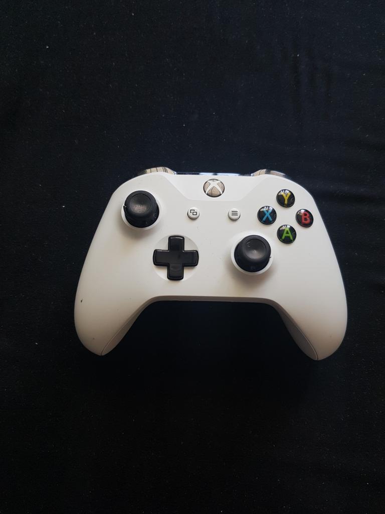 Xbox One controller wit werkt goed, Verzenden, Zo goed als nieuw, Controller, Xbox Original