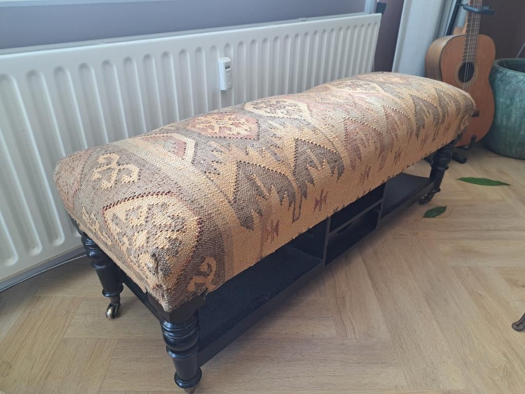Kelim bankje, Ophalen, Zo goed als nieuw, Overige materialen, 150 tot 200 cm