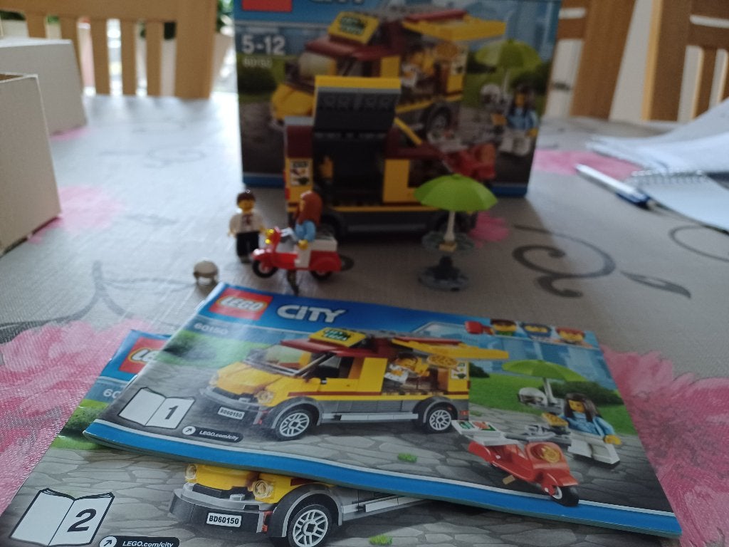Lego City Pizza bestel auto 60150, Inclusief instructies, City, Lego, Ophalen of Verzenden