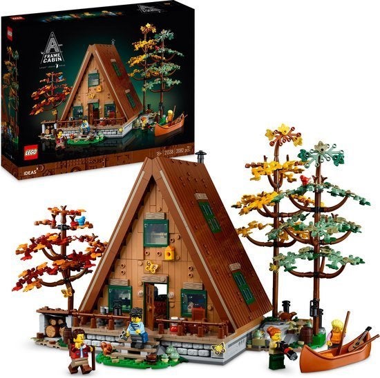 21338 LEGO Ideas: A-frame boshut -Nieuw in doos!!, Lego, Nieuw, Ophalen of Verzenden, Ideas
