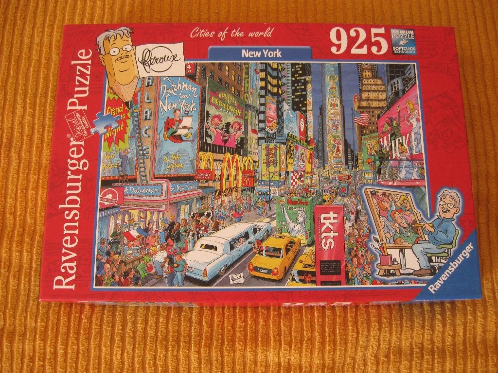Ravensburger puzzel van 925 stukjes van New York, Hobby en Vrije tijd, Ophalen of Verzenden, 500 t/m 1500 stukjes, Zo goed als nieuw