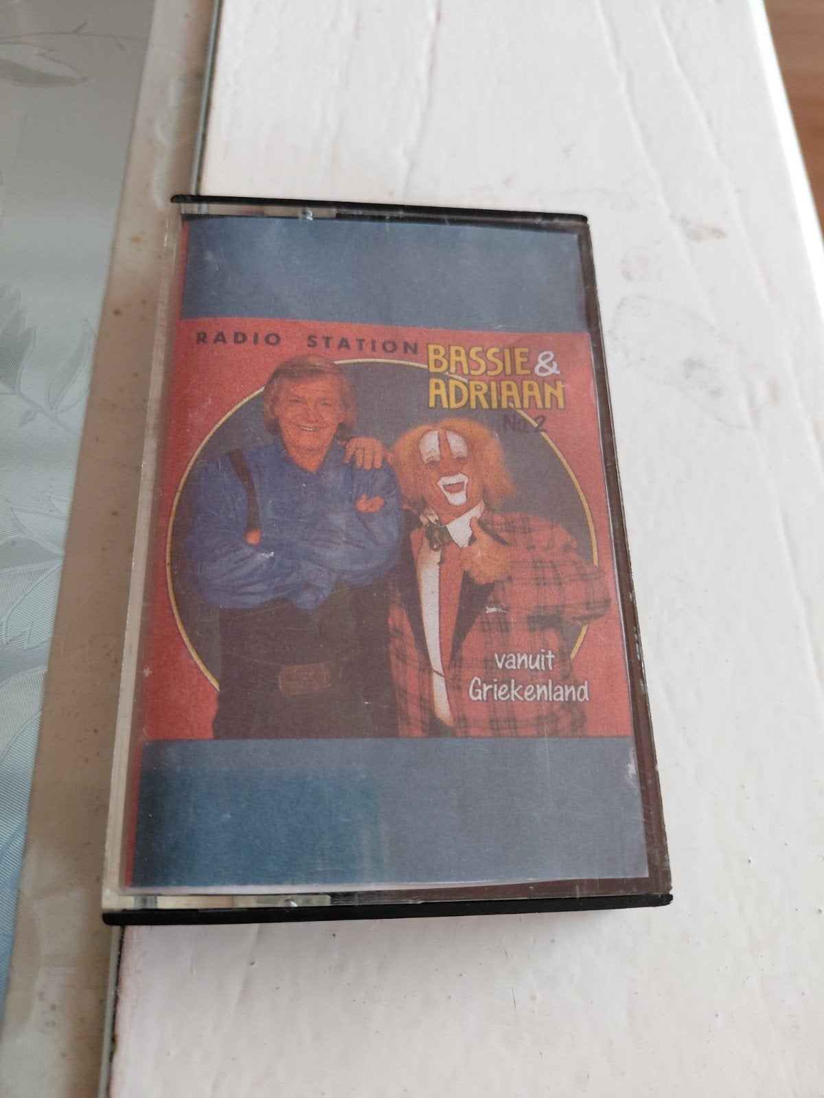 Bassie en Adriaan vanuit Griekenland Cassettebandje. 1989., Cd's en Dvd's, Gebruikt, Kinderen en Jeugd, 1 bandje, Ophalen of Verzenden