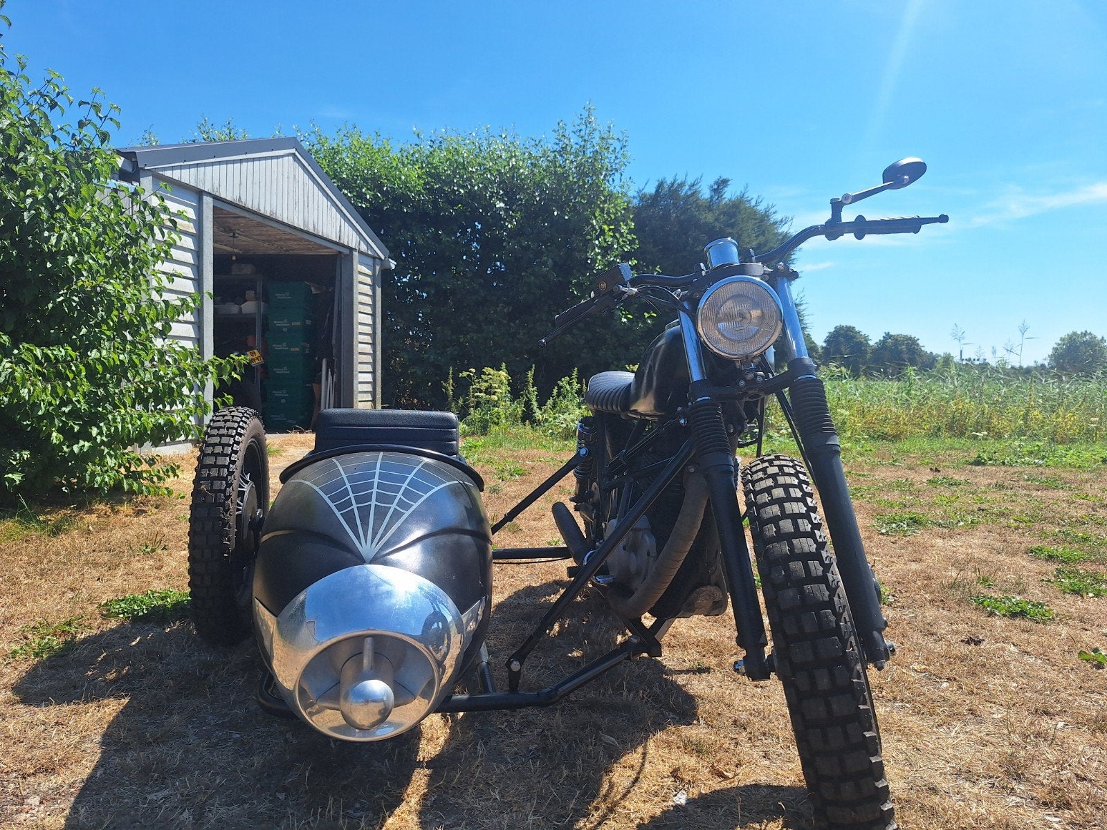 yamaha sr500 met zijspan, Gebruikt, Minimaal motorrijbewijs A2, Handgeschakeld, 1 cilinder