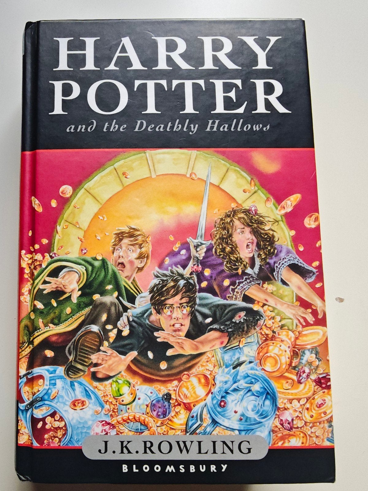 Harry Potter and the Deathly Hallows - Hardcover, Ophalen of Verzenden, Gelezen, J.K. Rowling