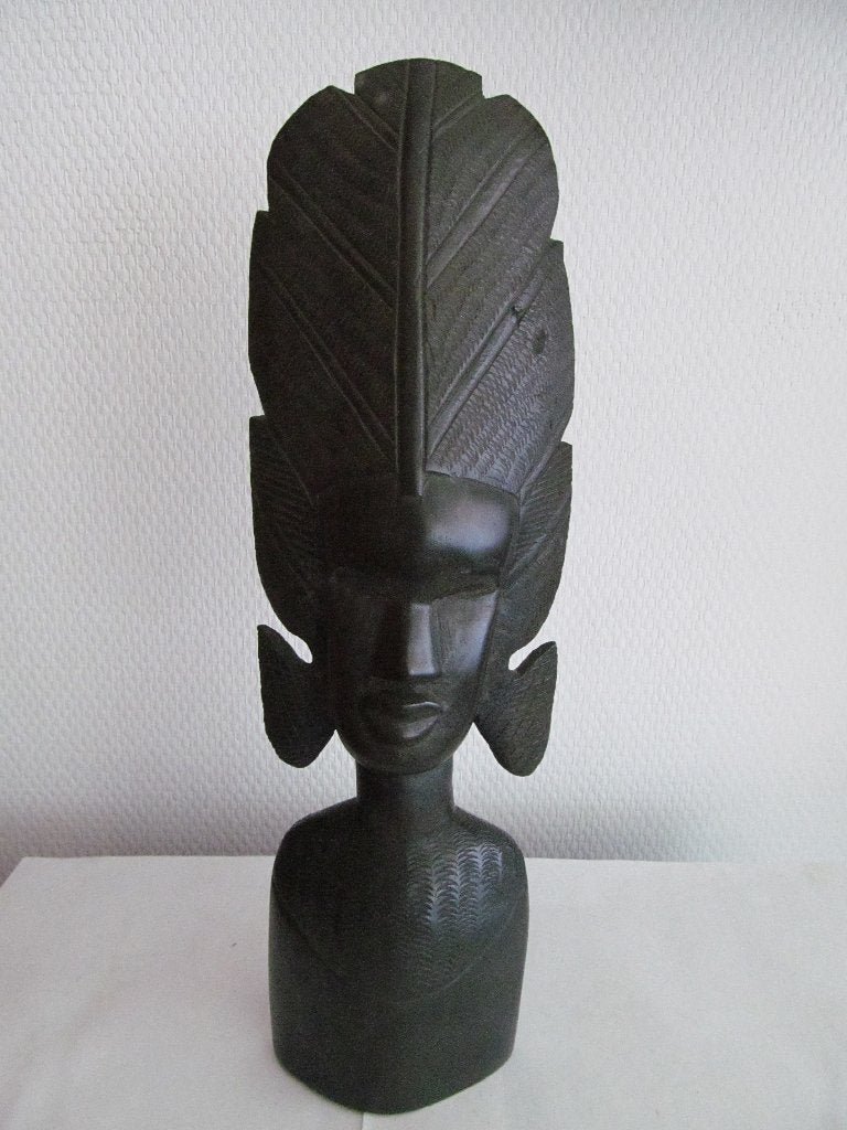 Houtsnijwerk beeld, Ophalen, Buste, Hout, Overige stijlen