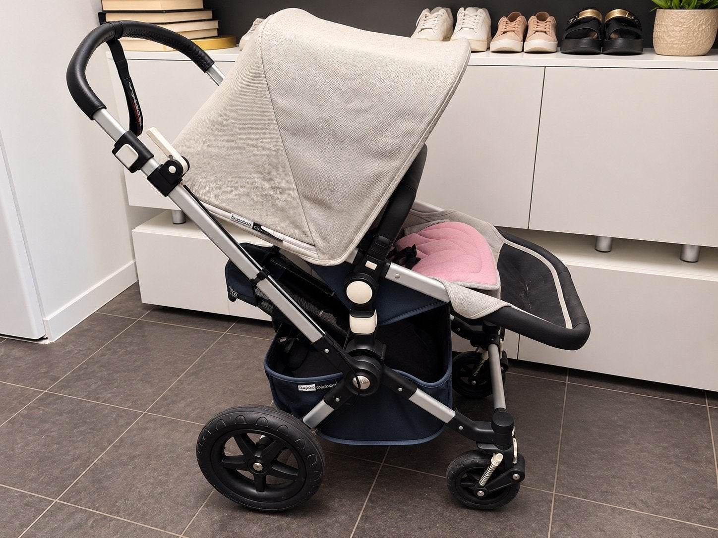 Bugaboo Cameleon 3 Element Limited Edition grijs/blauw, Ophalen, Gebruikt, Bugaboo, Combiwagen