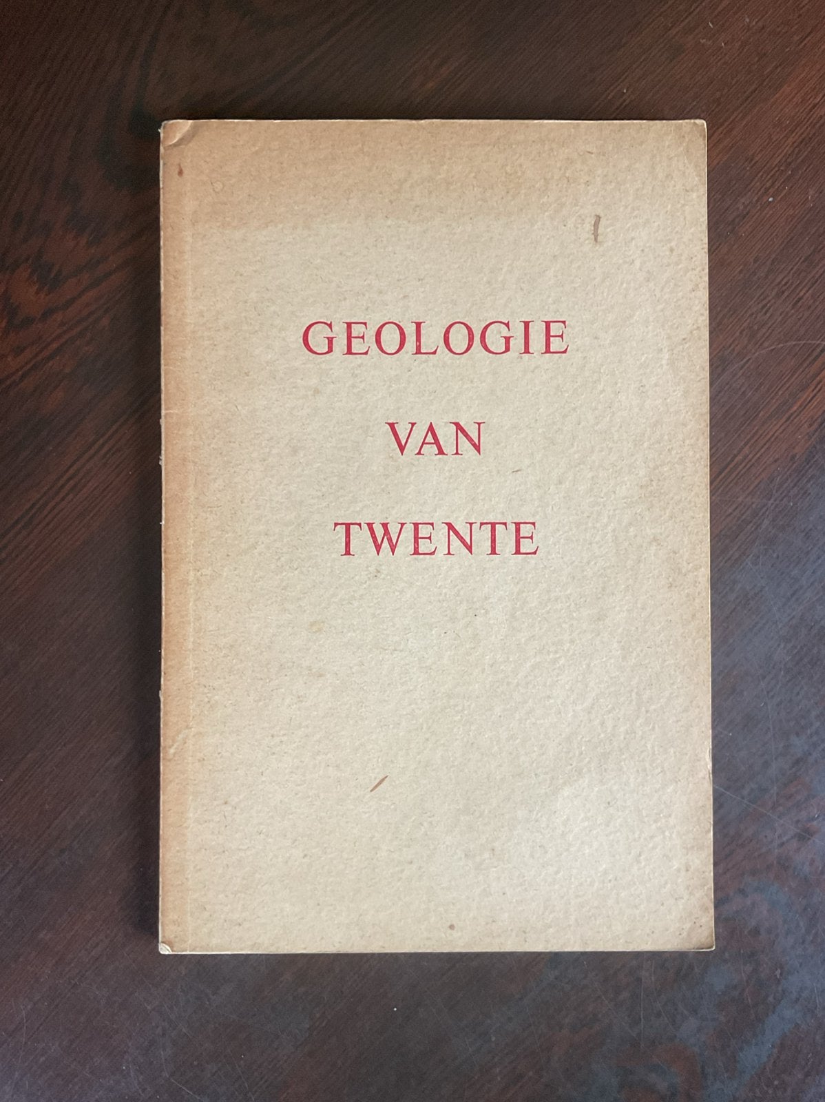 Geologie van Twente    1961.  diverse auteurs, Ophalen of Verzenden, Zo goed als nieuw