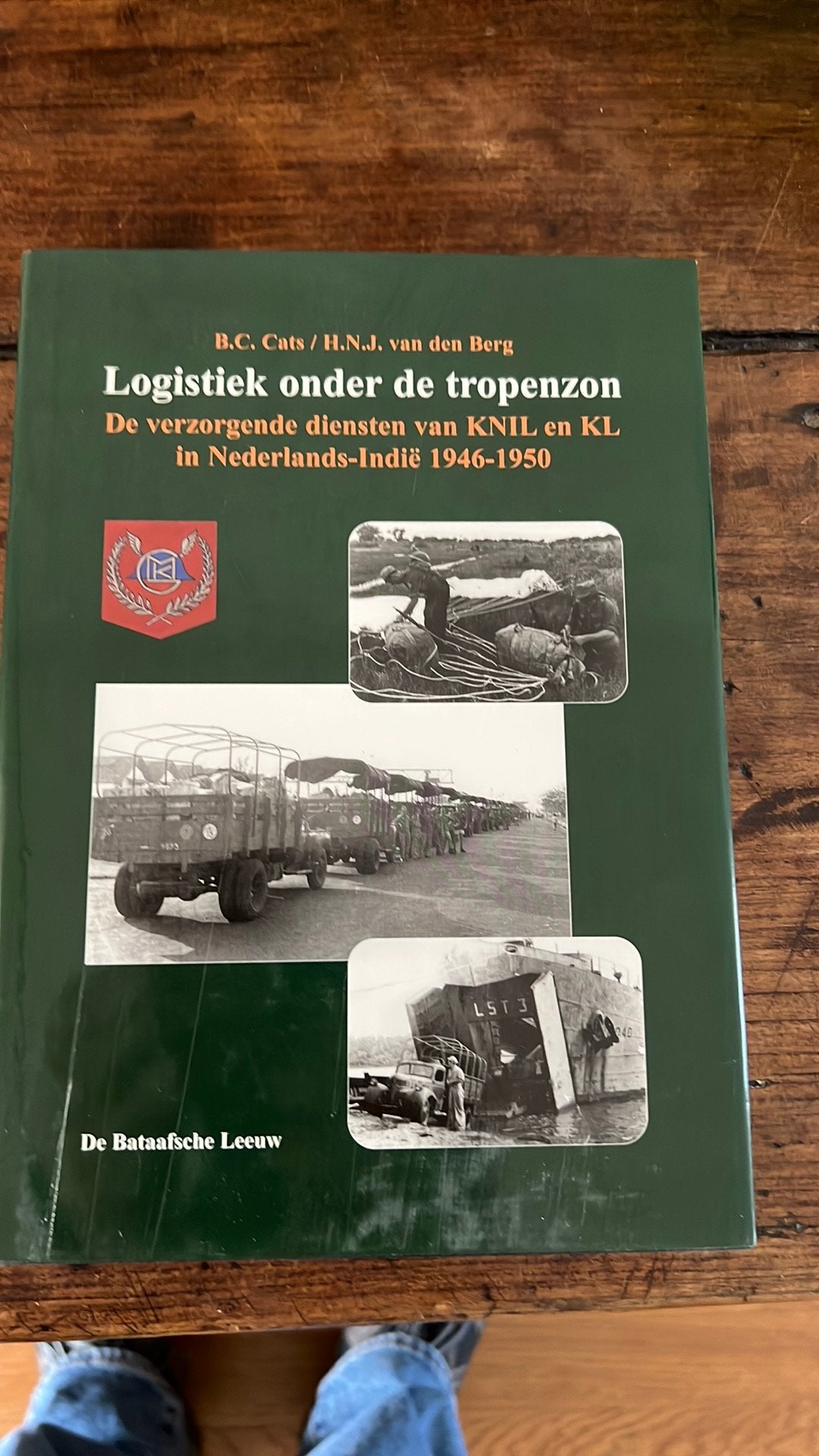 Ned.Indië Logistiek onder de tropenzon B.Cats, Ophalen of Verzenden, Landmacht, Nederland, Boek of Tijdschrift