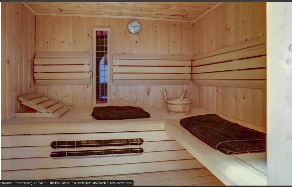 mooie combi sauna luxe uit voering lampen korte golf, Ophalen, Gebruikt, Fins of Traditioneel, Complete sauna