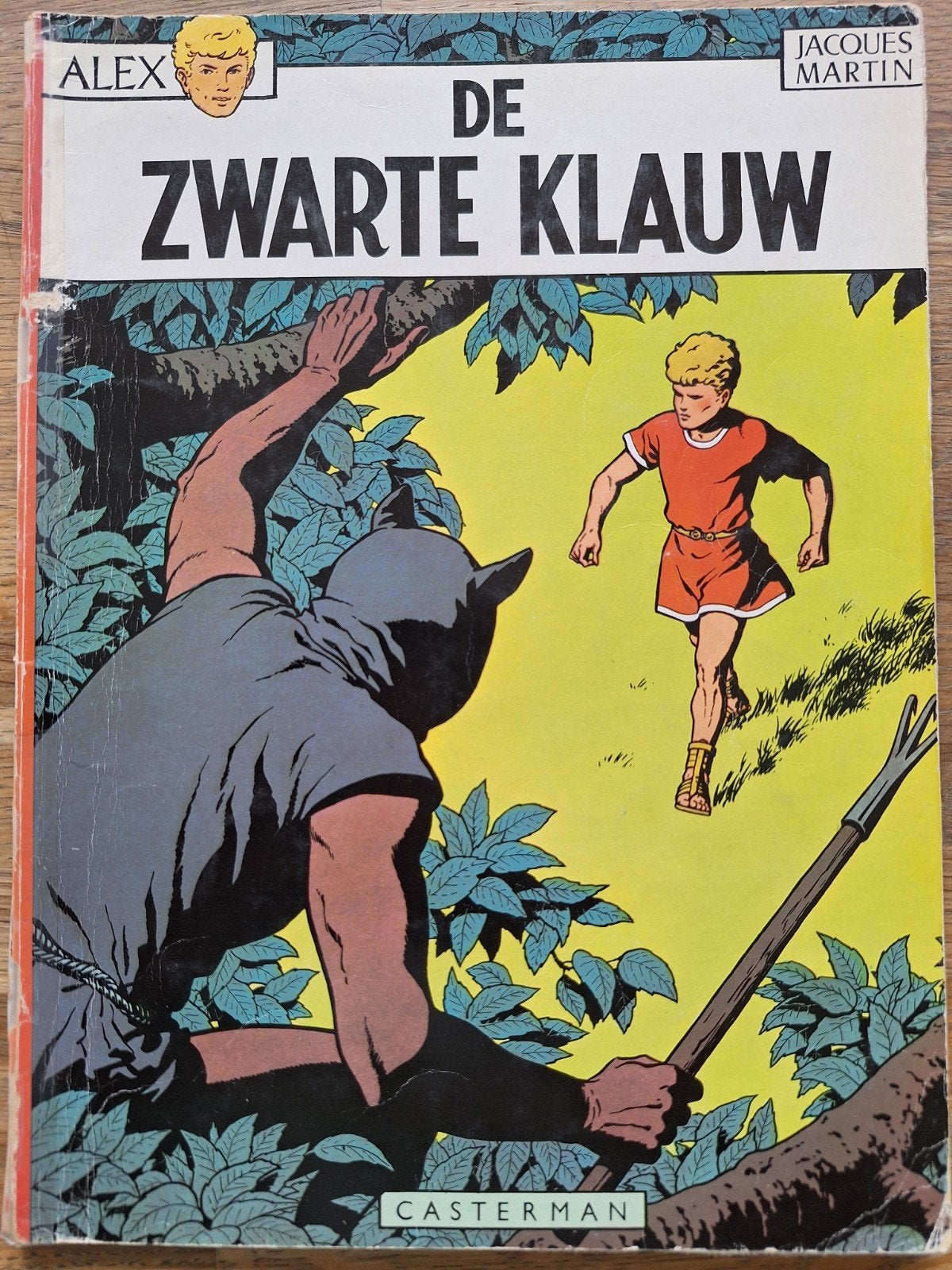 Alex - De Zwarte Klauw (Jacques Martin, 1968), Gelezen, Eén stripboek, Ophalen of Verzenden, Jacques Martin