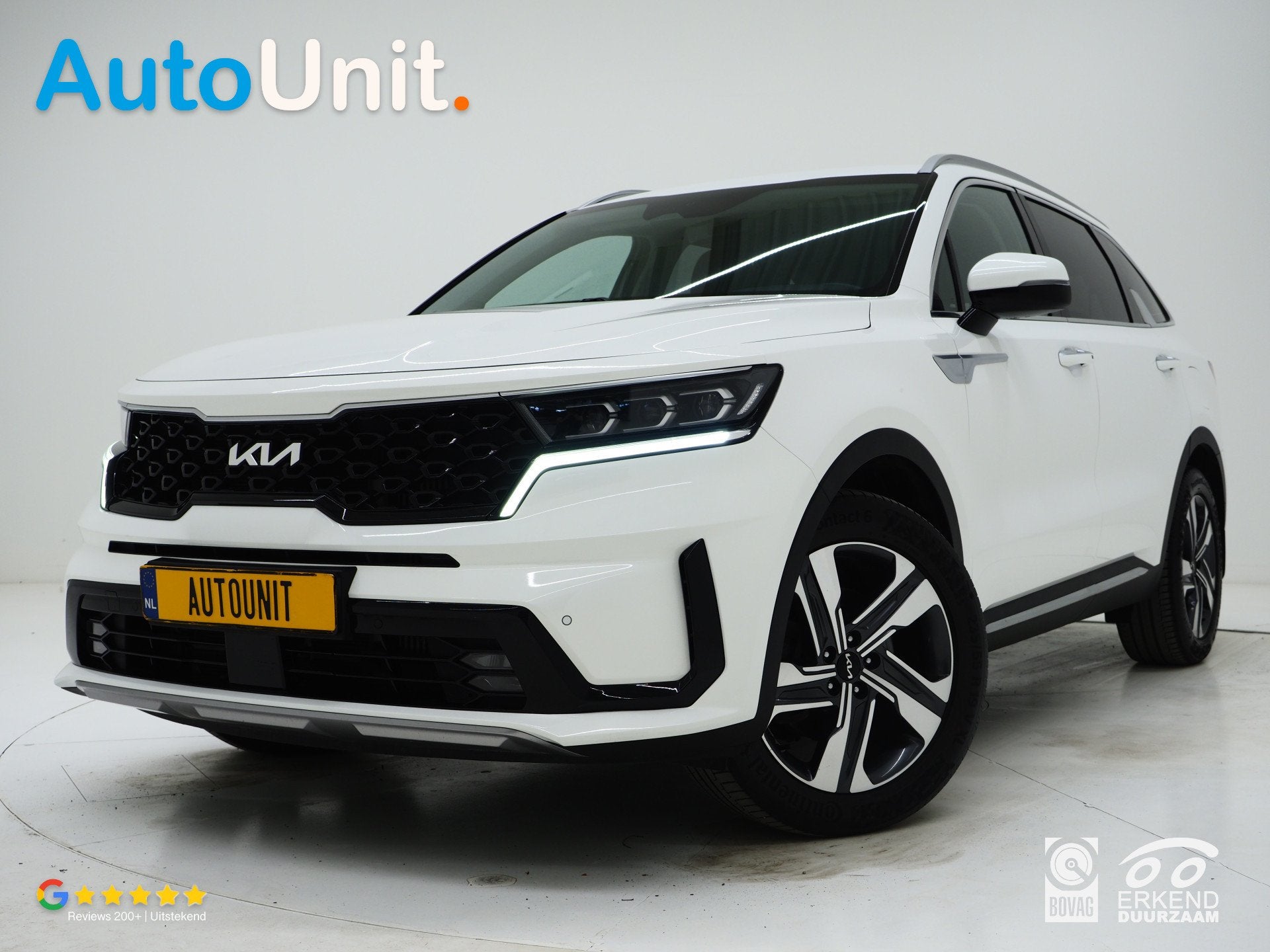 Kia Sorento 1.6 T-GDI Plug-in Hybrid 4WD 7p. | Trekhaak | Ca, Dealer onderhouden, Stof, Gebruikt, Zwart