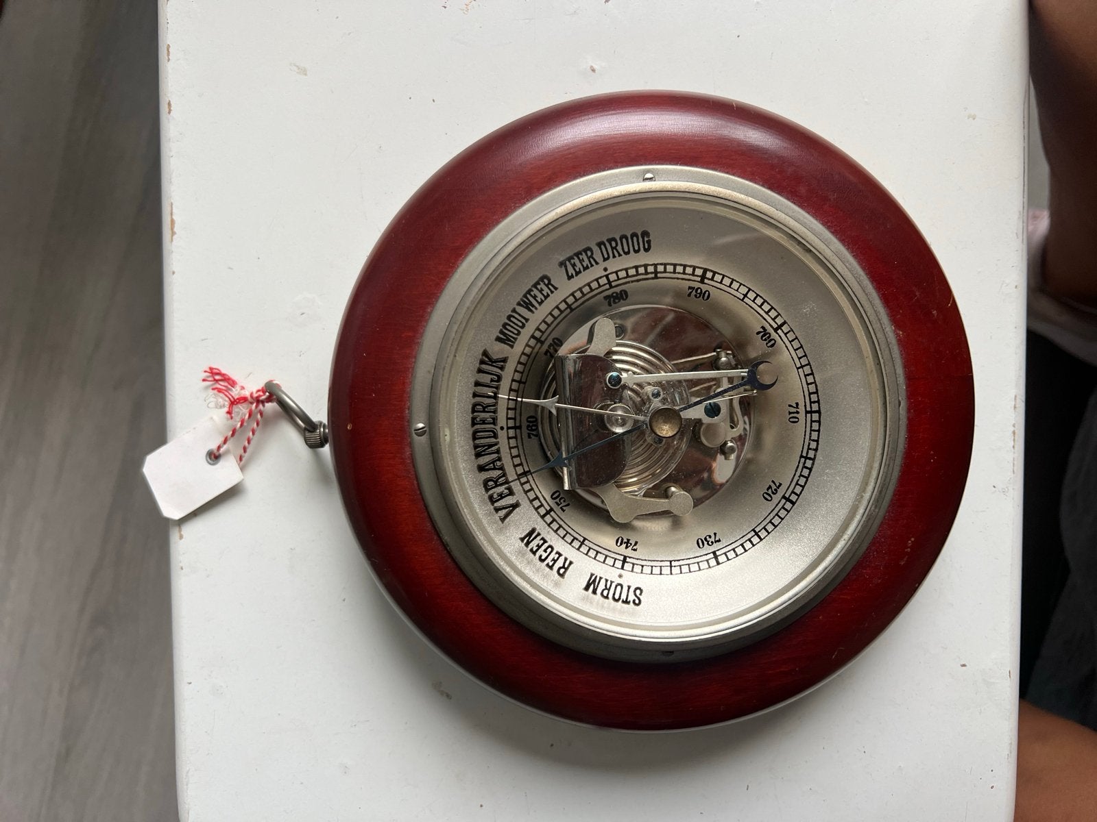 Vintage Barometer - Lufft - Hout - Goede Staat, Verzenden, Gebruikt, Barometer